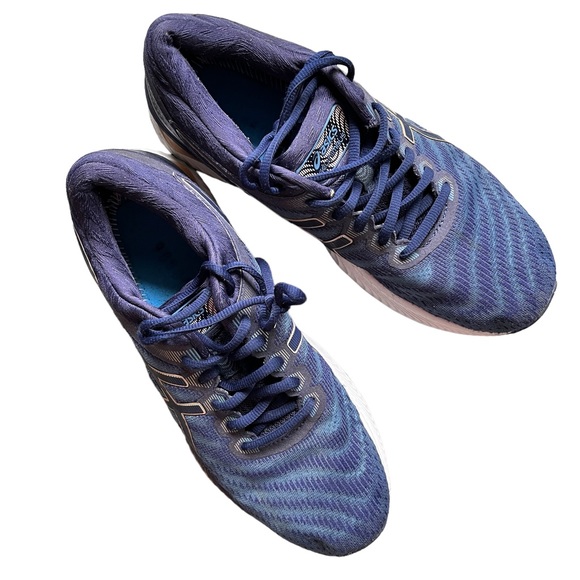 Asics Women's Gel Nimbus 22 Running Shoes - Blue, Size 9 - Picture 9 of 10